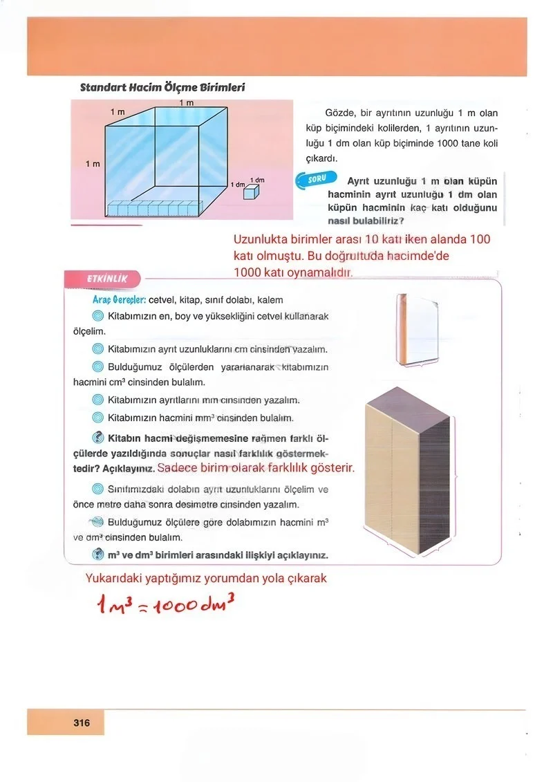 6. Sınıf Matematik Ders Kitabı Cevapları Doğa Yayınları Sayfa 316 Çözüm Görseli