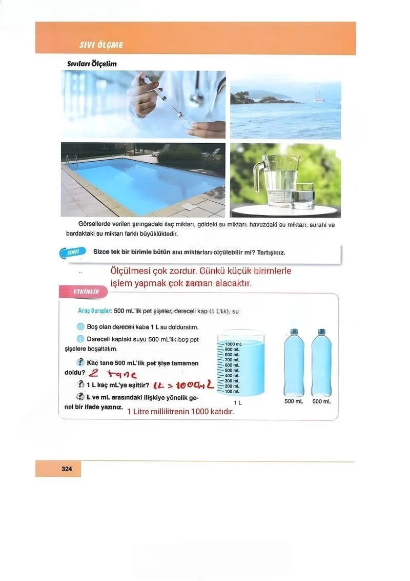 6. Sınıf Matematik Ders Kitabı Cevapları Doğa Yayınları Sayfa 324 Çözüm Görseli