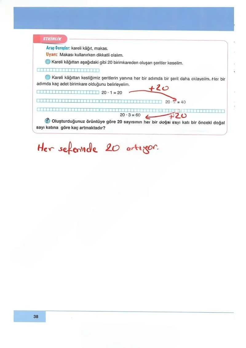 6. Sınıf Matematik Ders Kitabı Cevapları Doğa Yayınları Sayfa 38 Çözüm Görseli