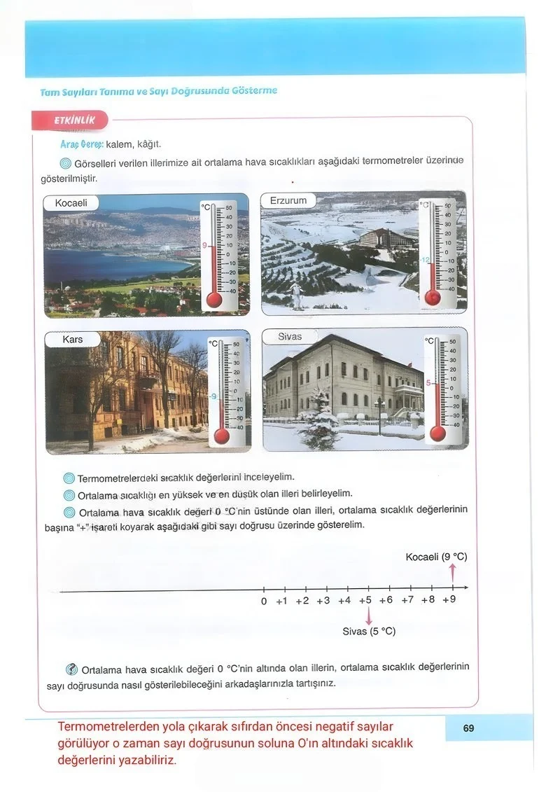6. Sınıf Matematik Ders Kitabı Cevapları Doğa Yayınları Sayfa 69 Çözüm Görseli
