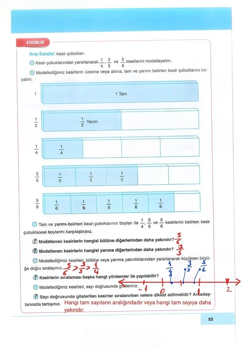 6. Sınıf Matematik Ders Kitabı Cevapları Doğa Yayınları Sayfa 83 Çözüm Görseli