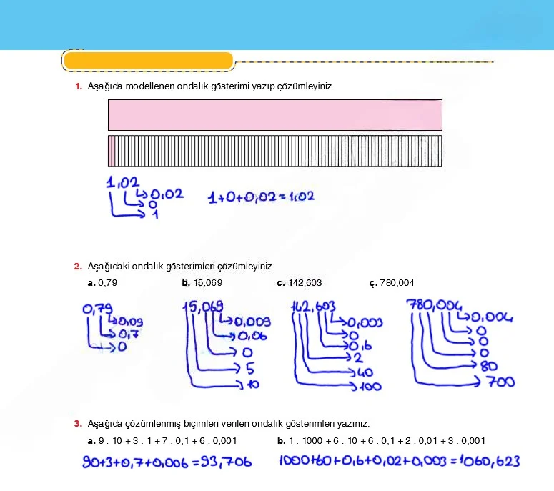 6. Sınıf Matematik Ders Kitabı Cevapları Koza Yayınları Sayfa 109 Çözüm Görseli