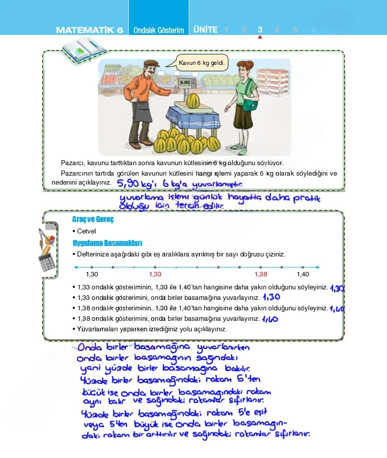 6. Sınıf Matematik Ders Kitabı Cevapları Koza Yayınları Sayfa 110 Çözüm Görseli