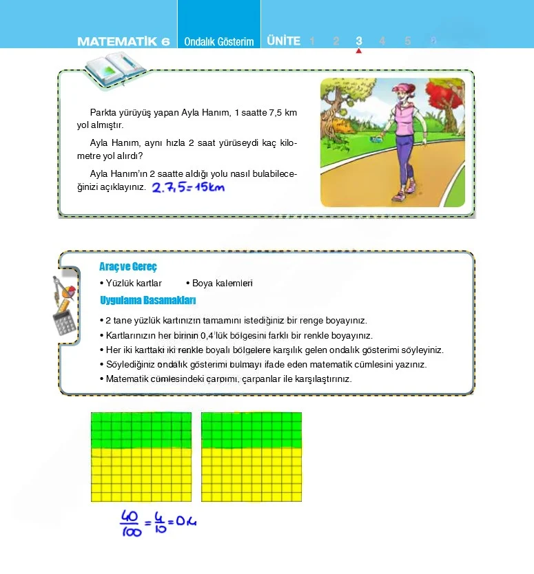 6. Sınıf Matematik Ders Kitabı Cevapları Koza Yayınları Sayfa 112 Çözüm Görseli