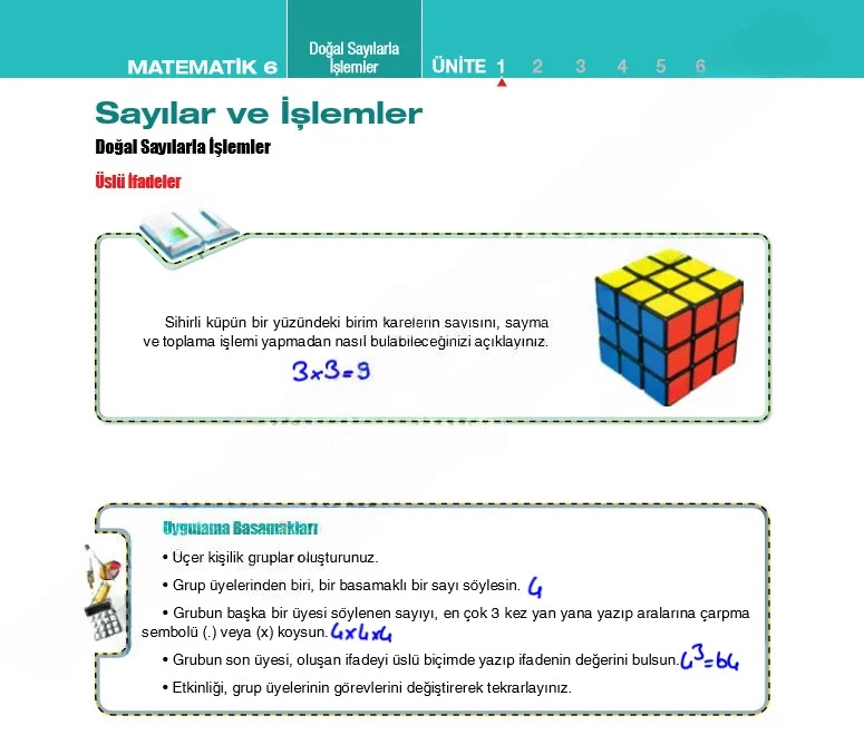 6. Sınıf Matematik Ders Kitabı Cevapları Koza Yayınları Sayfa 12 Çözüm Görseli