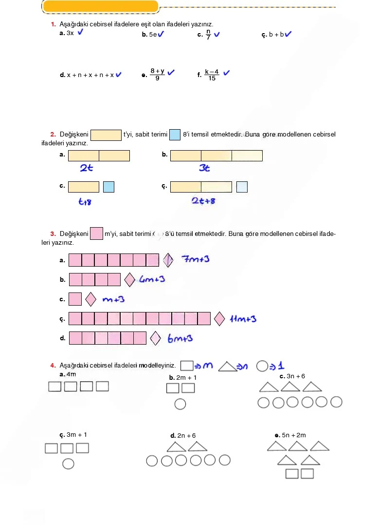6. Sınıf Matematik Ders Kitabı Cevapları Koza Yayınları Sayfa 142 Çözüm Görseli