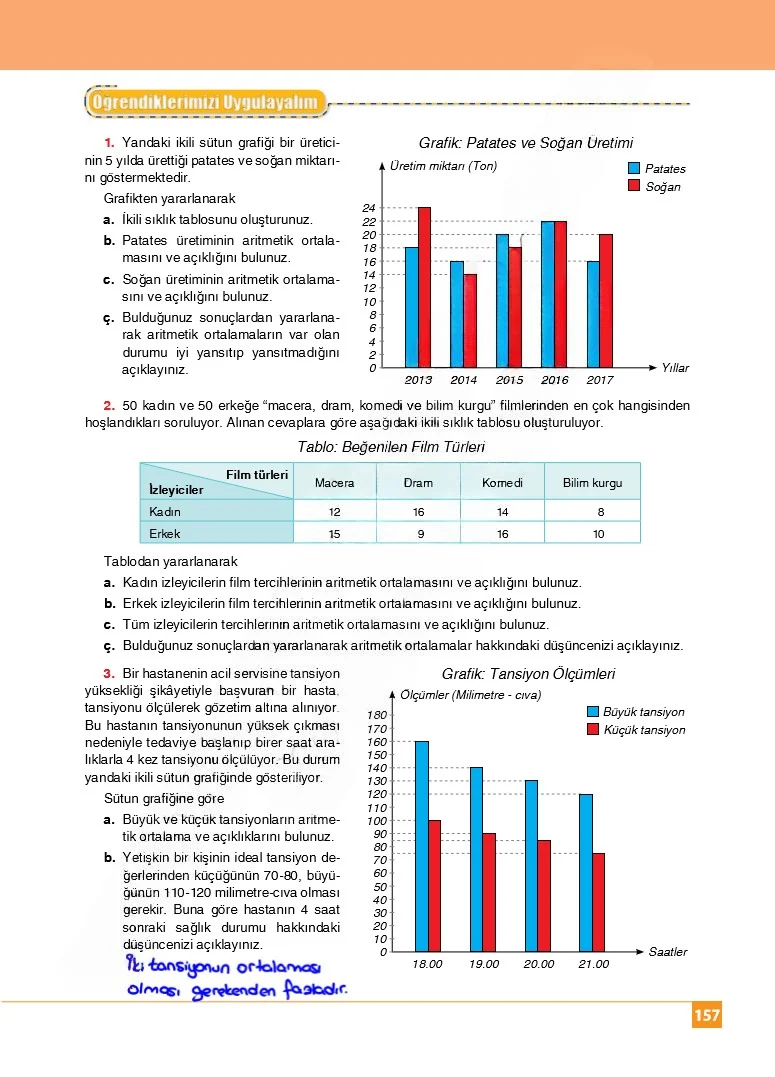 6. Sınıf Matematik Ders Kitabı Cevapları Koza Yayınları Sayfa 157 Çözüm Görseli