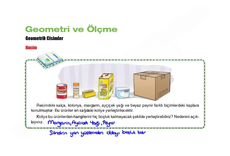 6. Sınıf Matematik Ders Kitabı Cevapları Koza Yayınları Sayfa 208 Çözüm Görseli