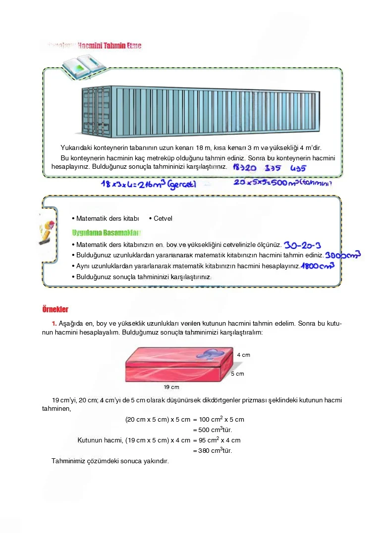 6. Sınıf Matematik Ders Kitabı Cevapları Koza Yayınları Sayfa 226 Çözüm Görseli
