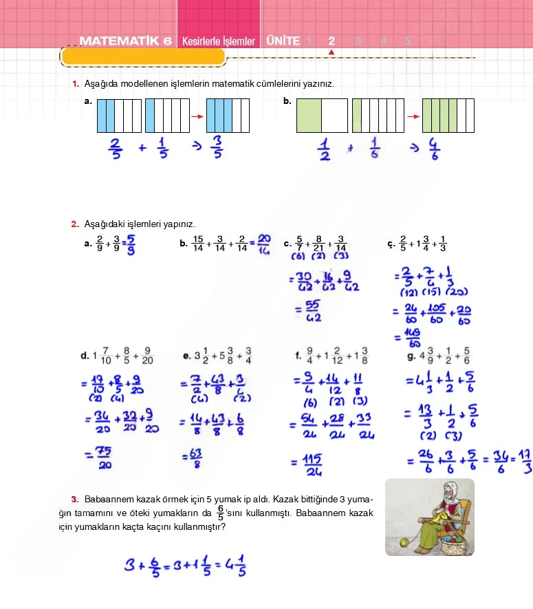 6. Sınıf Matematik Ders Kitabı Cevapları Koza Yayınları Sayfa 74 Çözüm Görseli