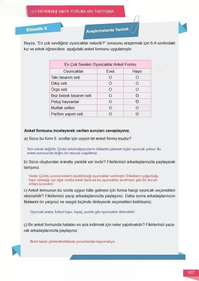 6. Sınıf Matematik Ders Kitabı Cevapları Meb Yayınları 1 Sayfa 107 Çözüm Görseli