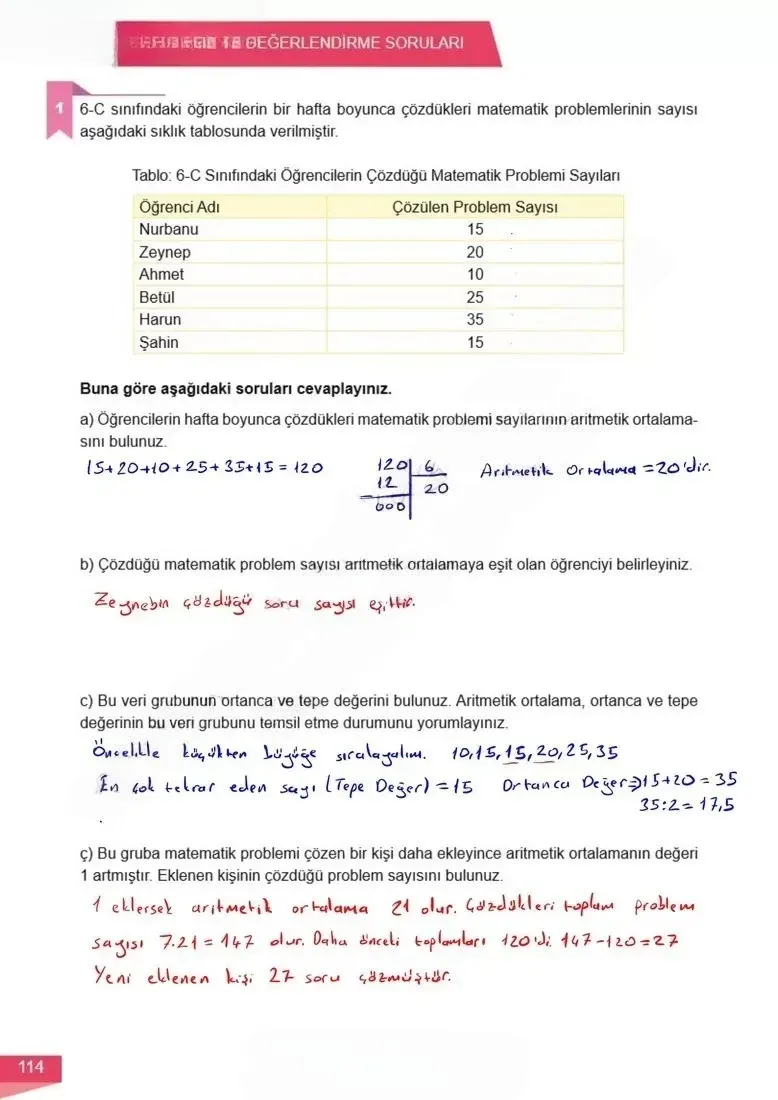 6. Sınıf Matematik Ders Kitabı Cevapları Meb Yayınları 1 Sayfa 114 Çözüm Görseli