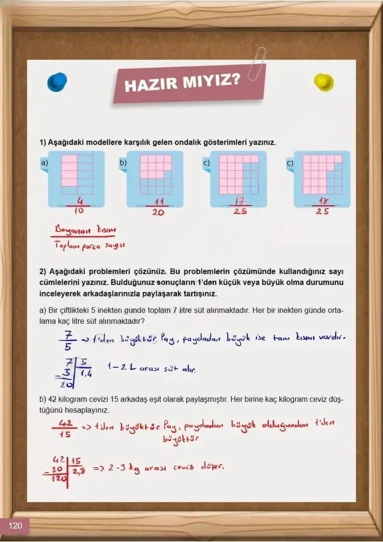 6. Sınıf Matematik Ders Kitabı Cevapları Meb Yayınları 1 Sayfa 120 Çözüm Görseli