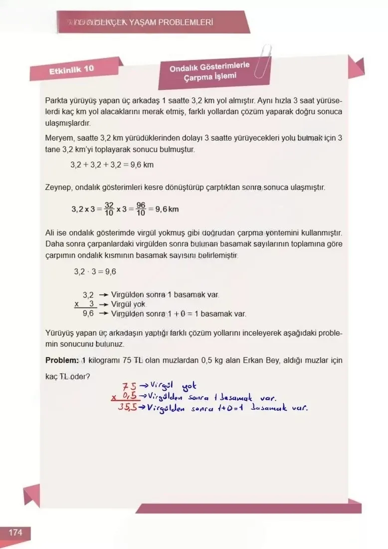6. Sınıf Matematik Ders Kitabı Cevapları Meb Yayınları 1 Sayfa 174 Çözüm Görseli