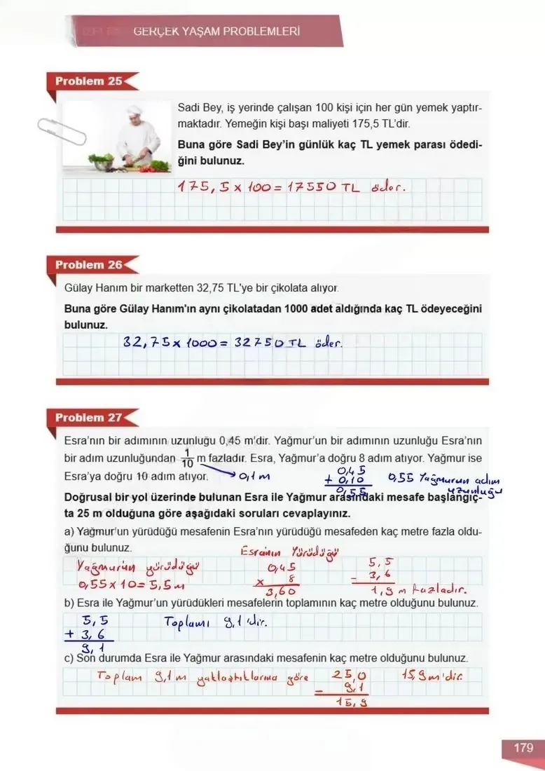 6. Sınıf Matematik Ders Kitabı Cevapları Meb Yayınları 1 Sayfa 179 Çözüm Görseli