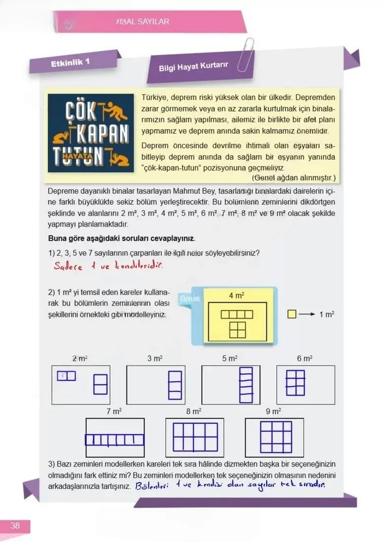 6. Sınıf Matematik Ders Kitabı Cevapları Meb Yayınları 1 Sayfa 38 Çözüm Görseli