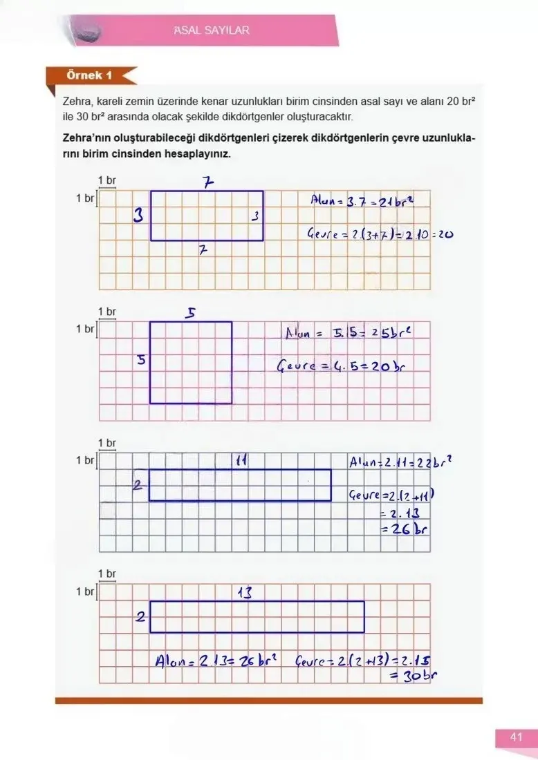 6. Sınıf Matematik Ders Kitabı Cevapları Meb Yayınları 1 Sayfa 41 Çözüm Görseli