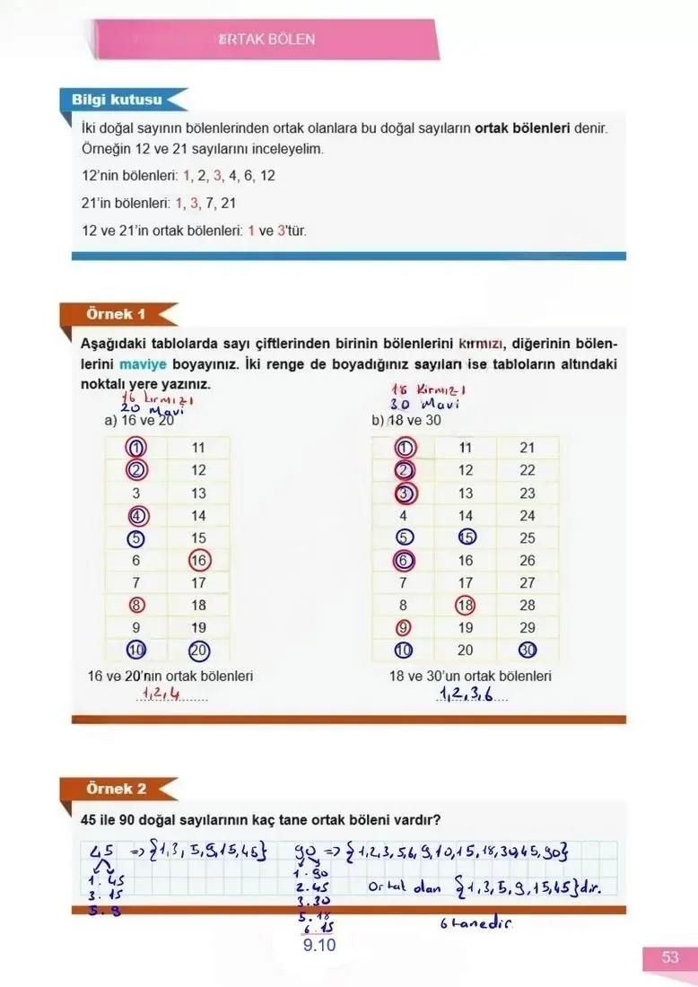 6. Sınıf Matematik Ders Kitabı Cevapları Meb Yayınları 1 Sayfa 53 Çözüm Görseli