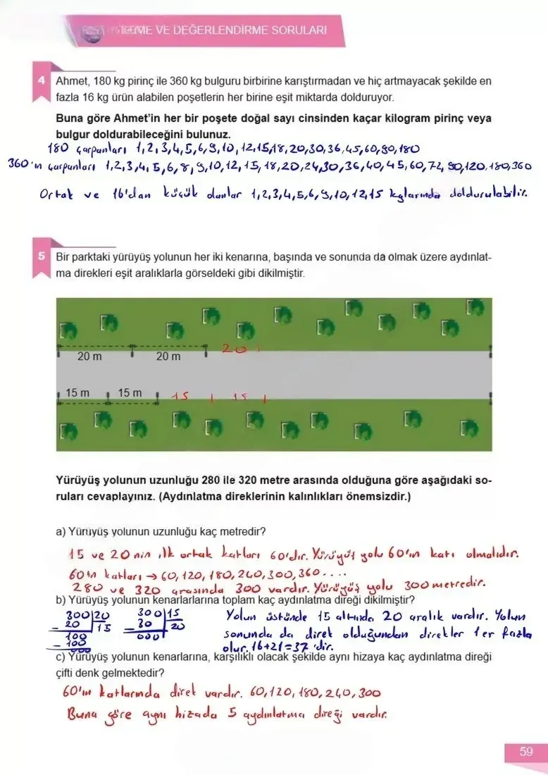 6. Sınıf Matematik Ders Kitabı Cevapları Meb Yayınları 1 Sayfa 59 Çözüm Görseli