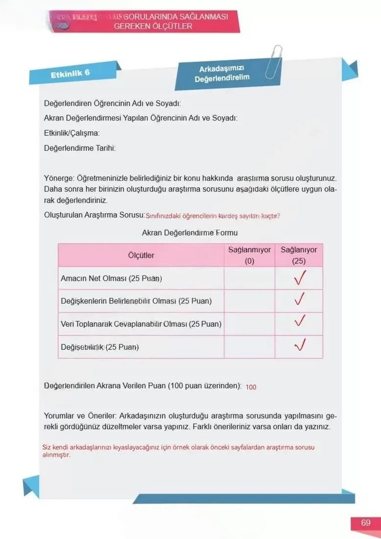 6. Sınıf Matematik Ders Kitabı Cevapları Meb Yayınları 1 Sayfa 69 Çözüm Görseli