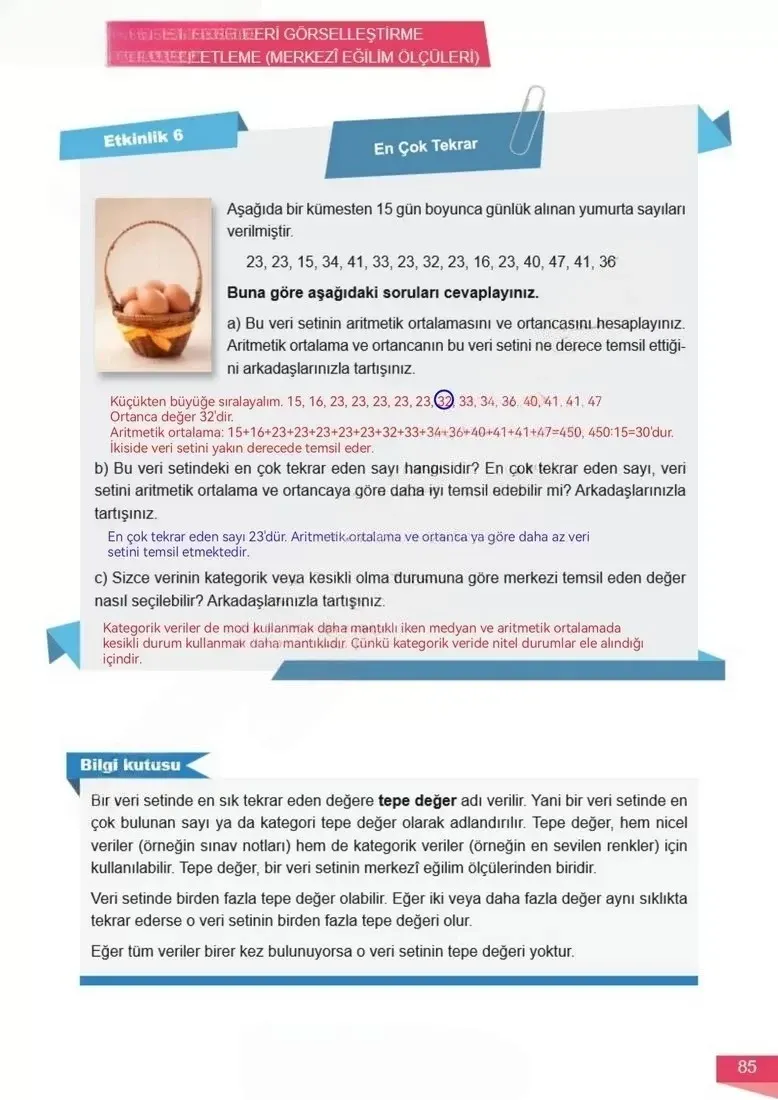 6. Sınıf Matematik Ders Kitabı Cevapları Meb Yayınları 1 Sayfa 85 Çözüm Görseli