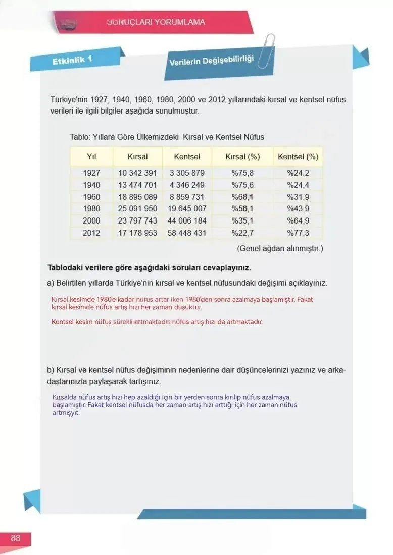 6. Sınıf Matematik Ders Kitabı Cevapları Meb Yayınları 1 Sayfa 88 Çözüm Görseli