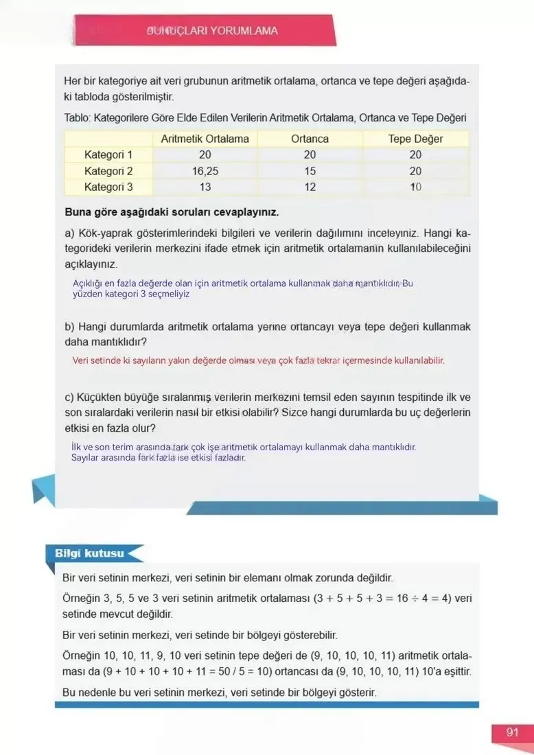 6. Sınıf Matematik Ders Kitabı Cevapları Meb Yayınları 1 Sayfa 91 Çözüm Görseli