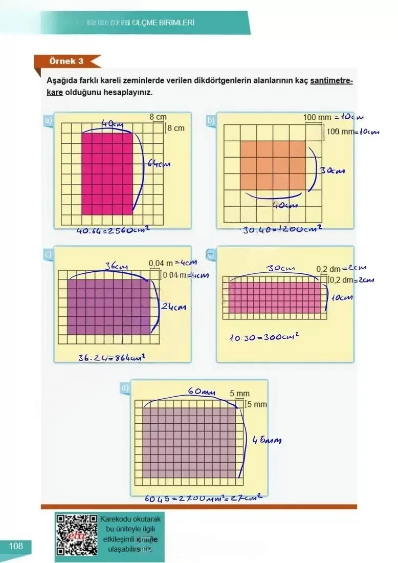 6. Sınıf Matematik Ders Kitabı Cevapları Meb Yayınları 2 Sayfa 108 Çözüm Görseli