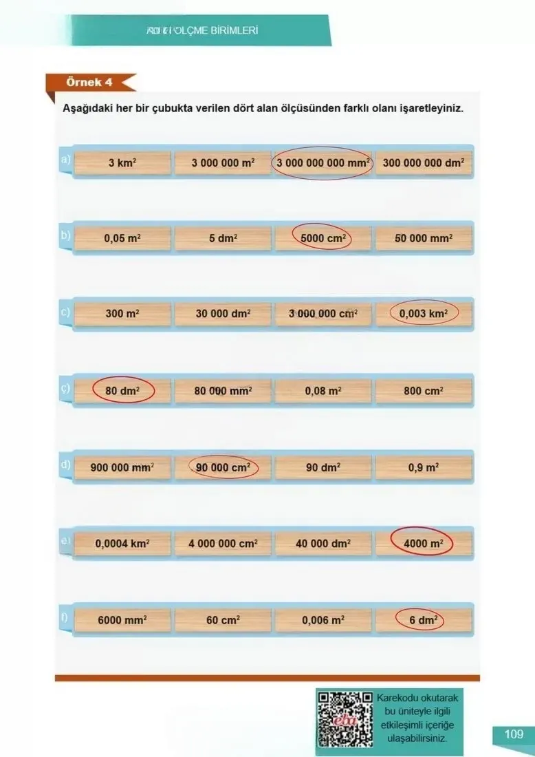 6. Sınıf Matematik Ders Kitabı Cevapları Meb Yayınları 2 Sayfa 109 Çözüm Görseli