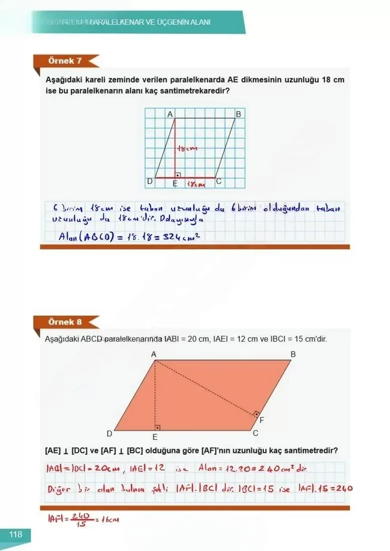 6. Sınıf Matematik Ders Kitabı Cevapları Meb Yayınları 2 Sayfa 118 Çözüm Görseli
