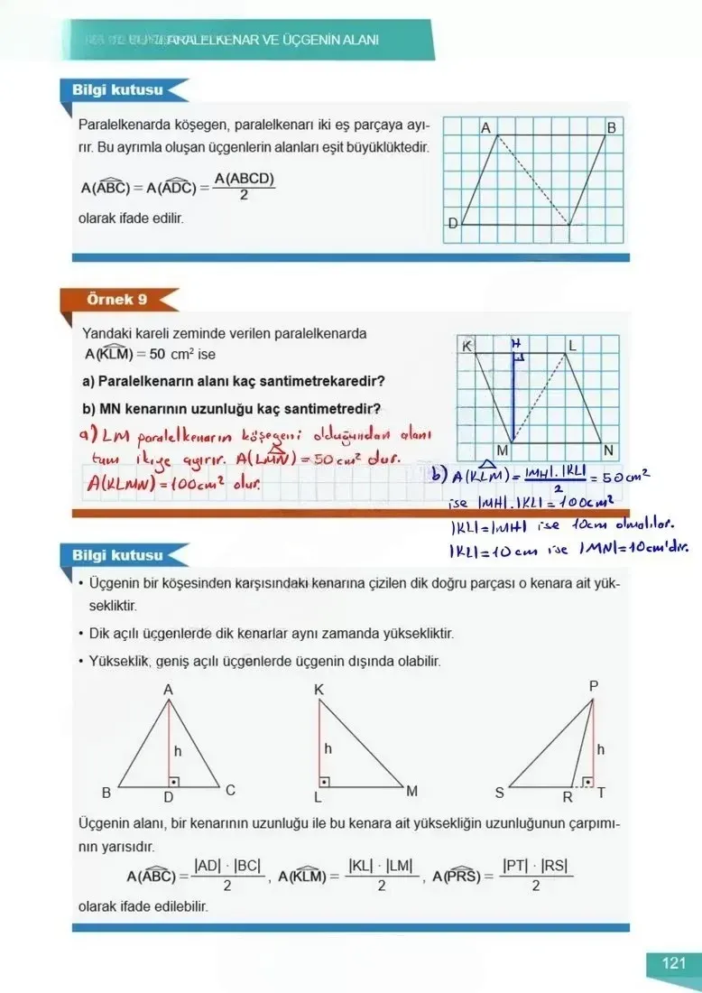 6. Sınıf Matematik Ders Kitabı Cevapları Meb Yayınları 2 Sayfa 121 Çözüm Görseli