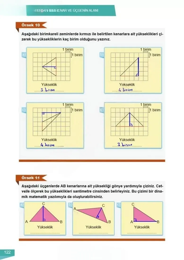 6. Sınıf Matematik Ders Kitabı Cevapları Meb Yayınları 2 Sayfa 122 Çözüm Görseli