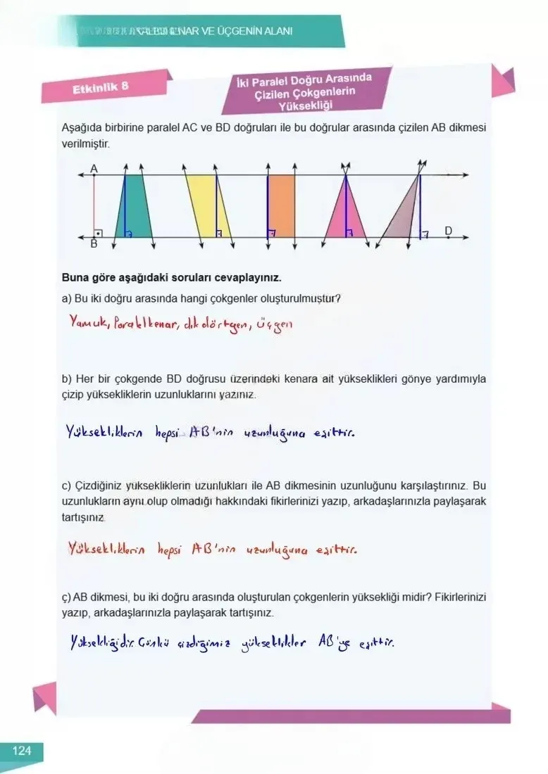 6. Sınıf Matematik Ders Kitabı Cevapları Meb Yayınları 2 Sayfa 124 Çözüm Görseli