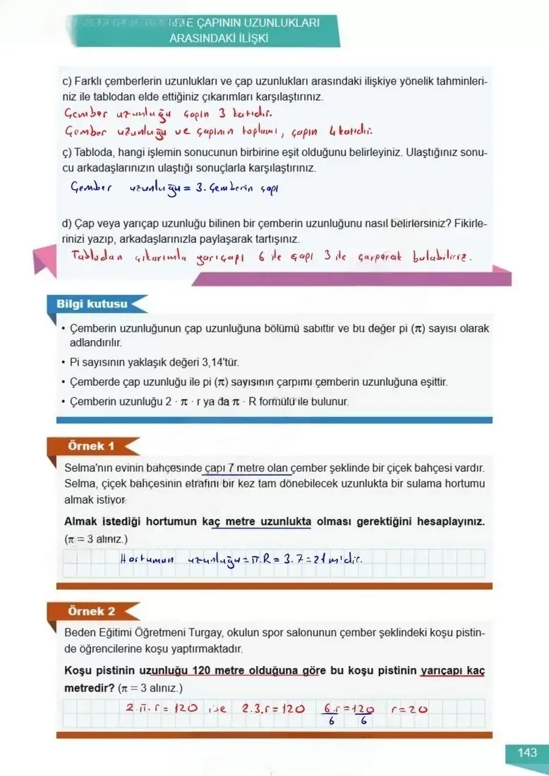 6. Sınıf Matematik Ders Kitabı Cevapları Meb Yayınları 2 Sayfa 143 Çözüm Görseli