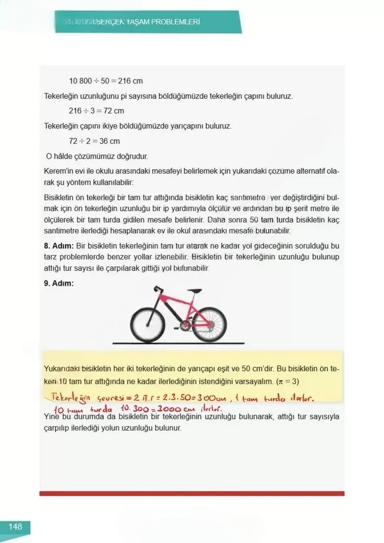 6. Sınıf Matematik Ders Kitabı Cevapları Meb Yayınları 2 Sayfa 148 Çözüm Görseli