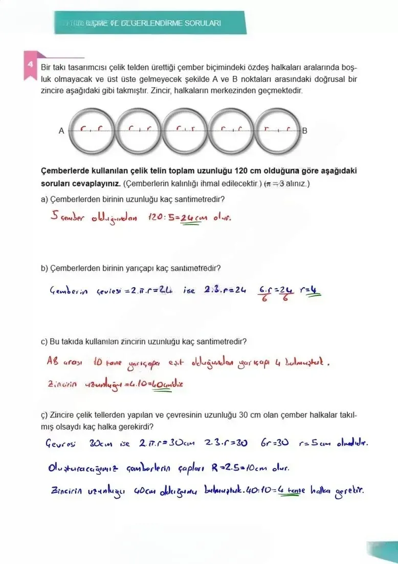 6. Sınıf Matematik Ders Kitabı Cevapları Meb Yayınları 2 Sayfa 159 Çözüm Görseli