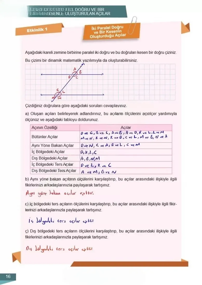 6. Sınıf Matematik Ders Kitabı Cevapları Meb Yayınları 2 Sayfa 16 Çözüm Görseli