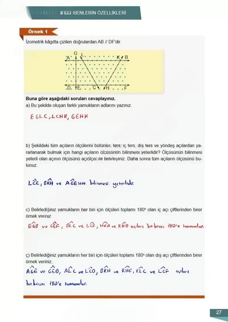 6. Sınıf Matematik Ders Kitabı Cevapları Meb Yayınları 2 Sayfa 27 Çözüm Görseli