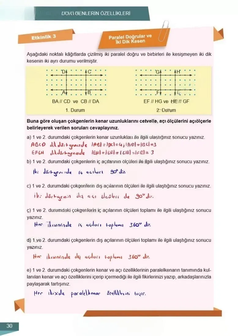 6. Sınıf Matematik Ders Kitabı Cevapları Meb Yayınları 2 Sayfa 30 Çözüm Görseli