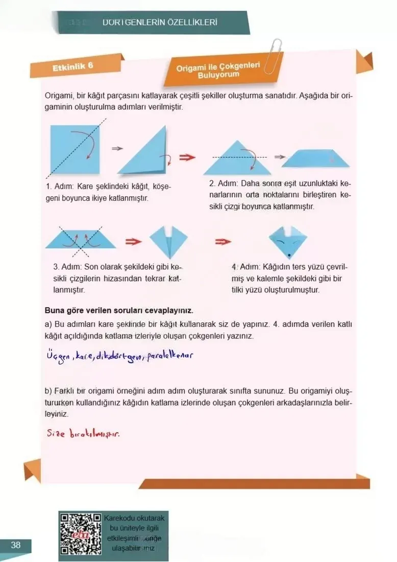 6. Sınıf Matematik Ders Kitabı Cevapları Meb Yayınları 2 Sayfa 38 Çözüm Görseli