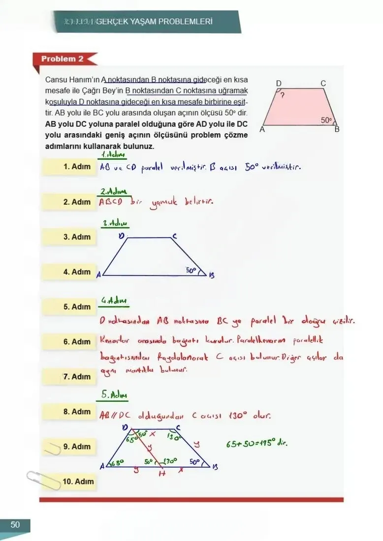6. Sınıf Matematik Ders Kitabı Cevapları Meb Yayınları 2 Sayfa 50 Çözüm Görseli