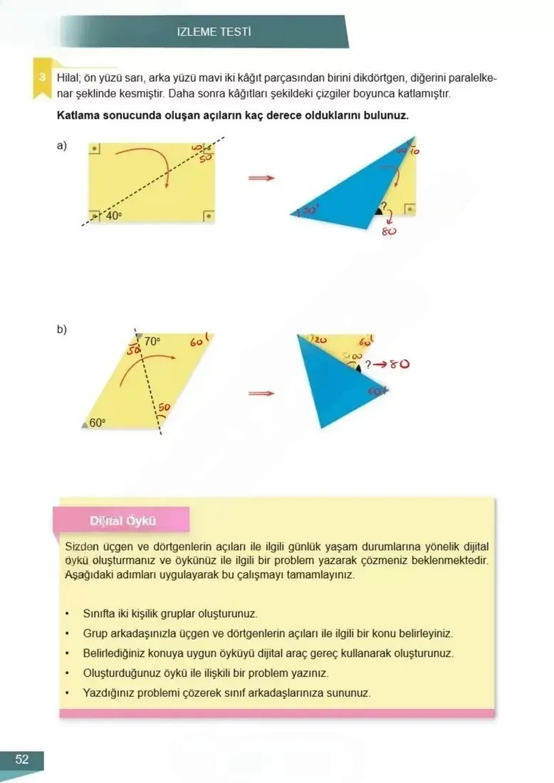6. Sınıf Matematik Ders Kitabı Cevapları Meb Yayınları 2 Sayfa 52 Çözüm Görseli