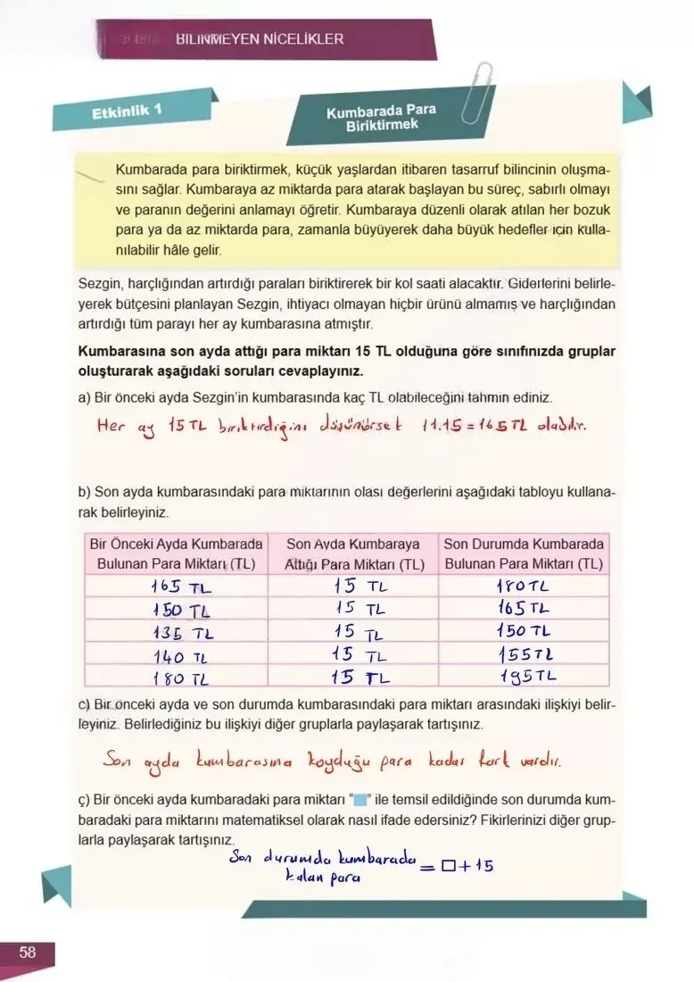 6. Sınıf Matematik Ders Kitabı Cevapları Meb Yayınları 2 Sayfa 58 Çözüm Görseli