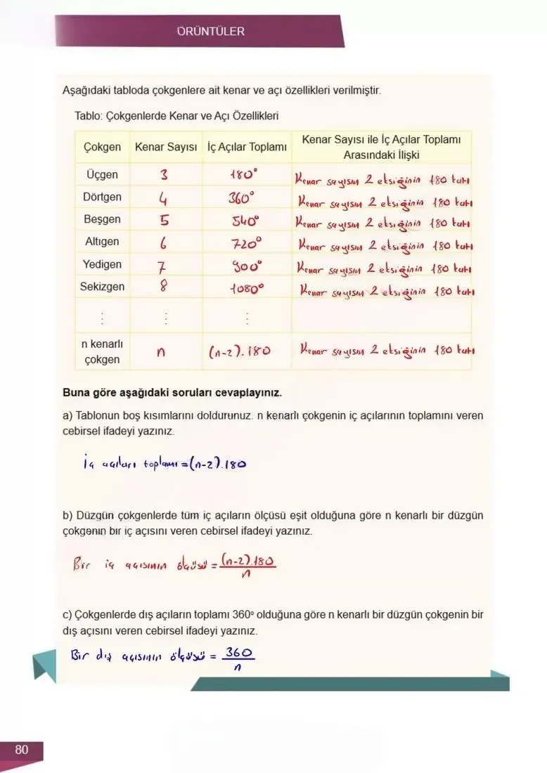 6. Sınıf Matematik Ders Kitabı Cevapları Meb Yayınları 2 Sayfa 80 Çözüm Görseli