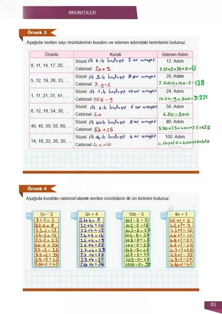 6. Sınıf Matematik Ders Kitabı Cevapları Meb Yayınları 2 Sayfa 83 Çözüm Görseli