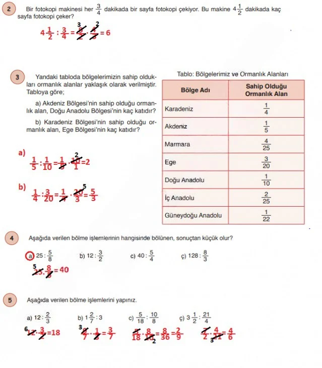 6. Sınıf Matematik Ders Kitabı Cevapları Öğün Yayınlar Sayfa 120 Çözüm Görseli