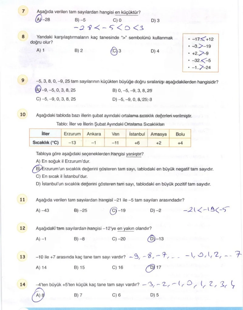 6. Sınıf Matematik Ders Kitabı Cevapları Öğün Yayınlar Sayfa 134 Çözüm Görseli