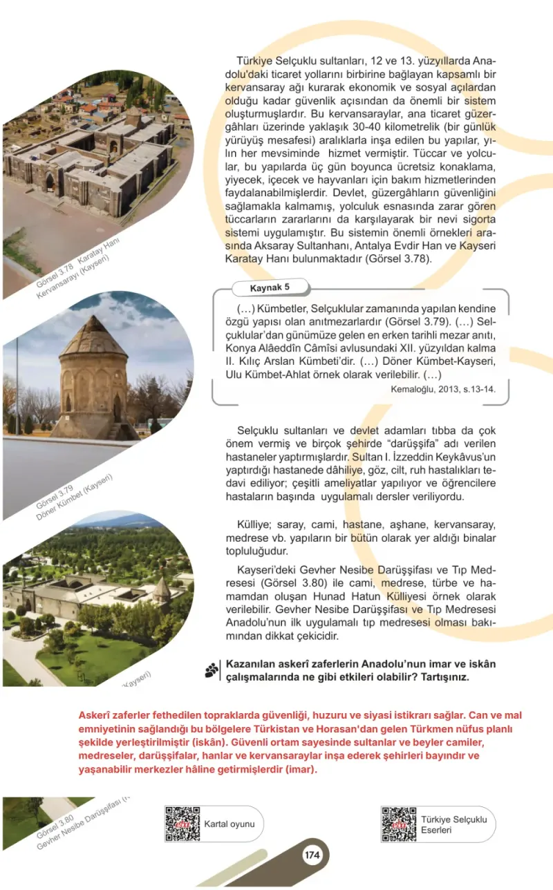 6. Sınıf Sosyal Bilgiler Ders Kitabı Cevapları Meb Yayınları 1. Kitap Sayfa 174 Çözüm Görseli