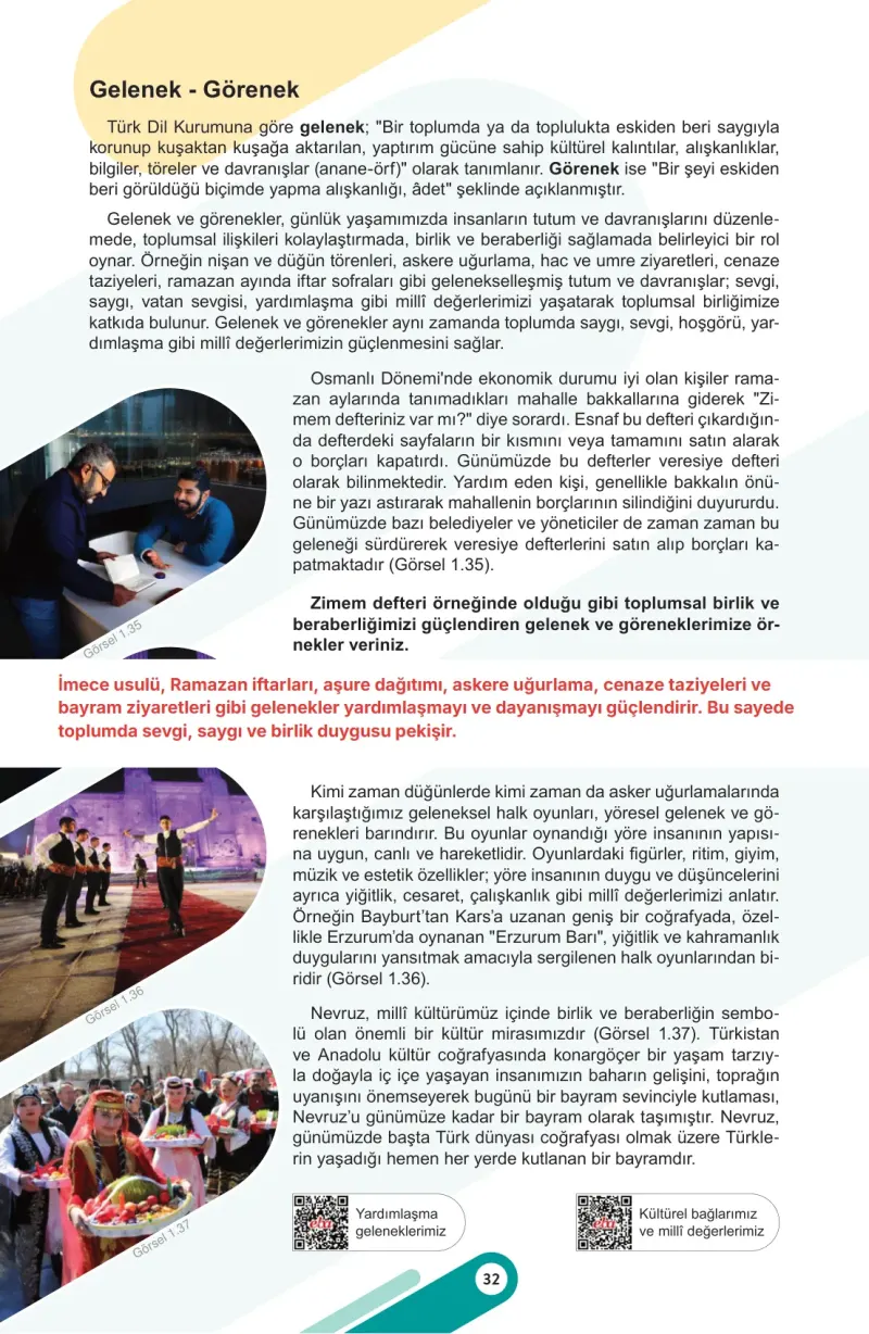 6. Sınıf Sosyal Bilgiler Ders Kitabı Cevapları Meb Yayınları 1. Kitap Sayfa 32 Çözüm Görseli