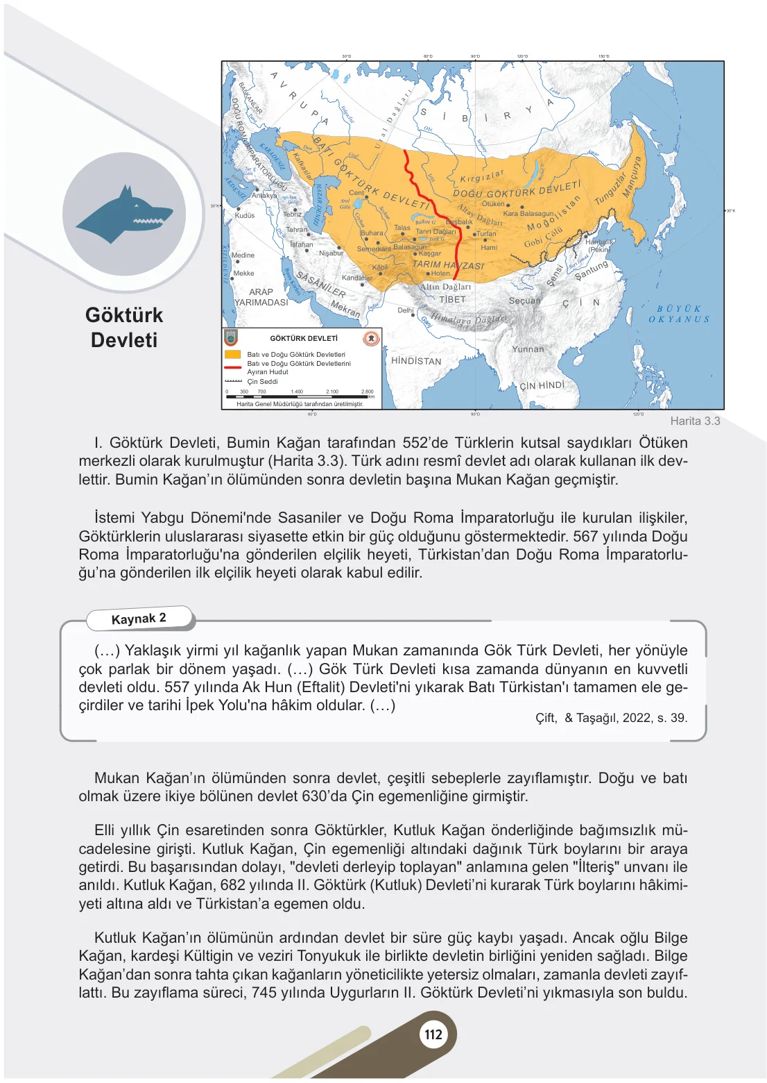 6. Sınıf Sosyal Bilgiler Ders Kitabı Cevapları Meb Yayınları 1. Kitap Sayfa 112